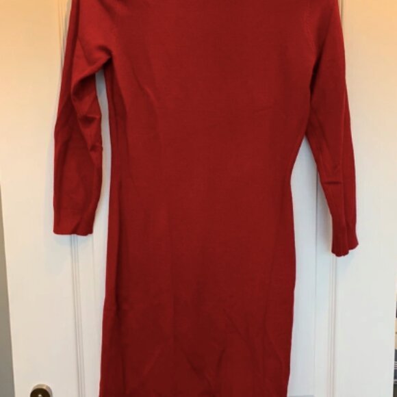Robe près du corps bordeaux/urgundy Bodycon Dress – Warm & Elegant - Picture 3 of 6